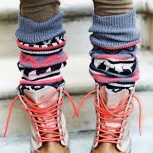 Free People Tribal Leg Warmers